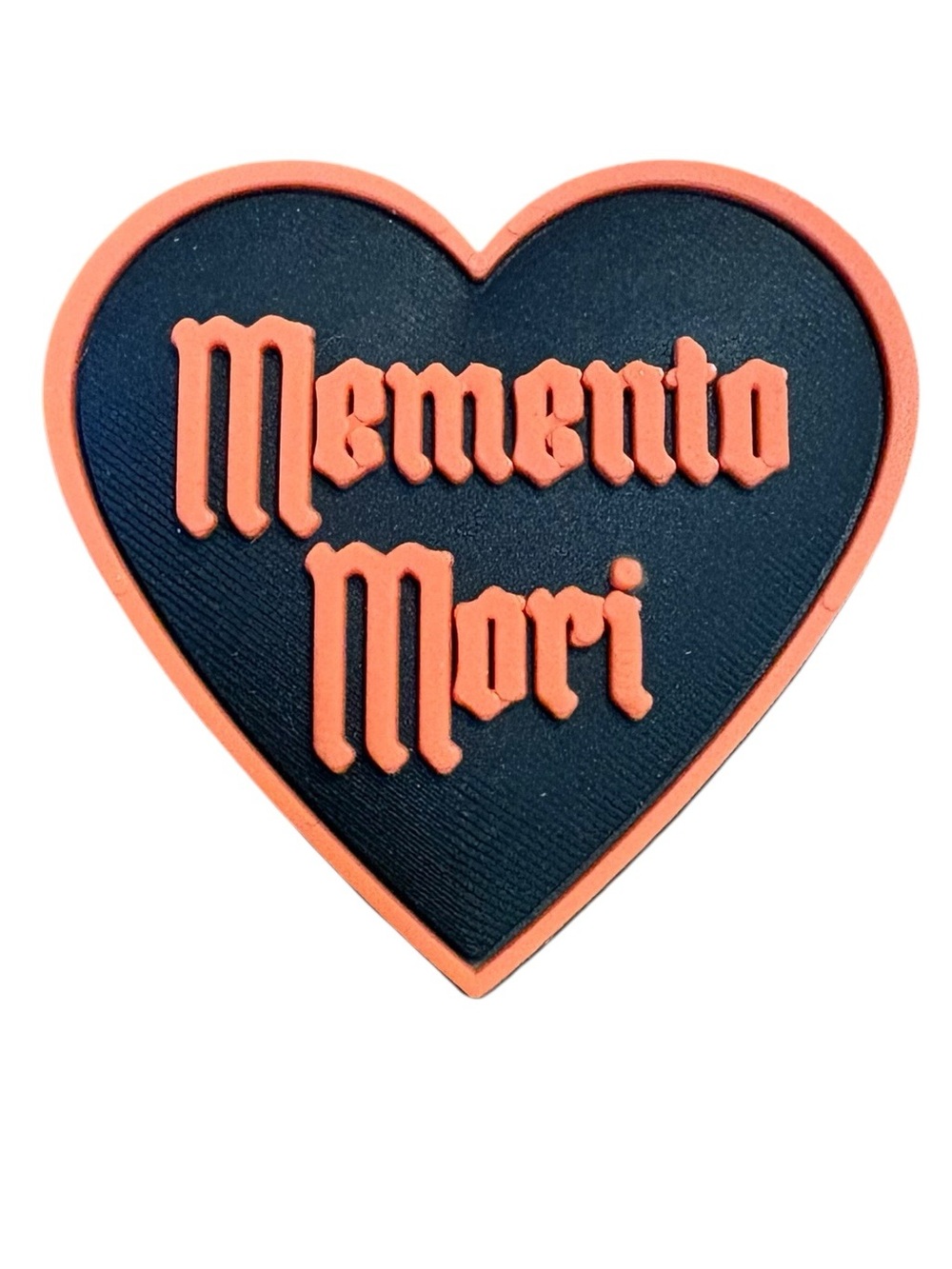Memento Mori Heart Croc Charm
